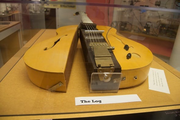 Les paul The Log Guitar