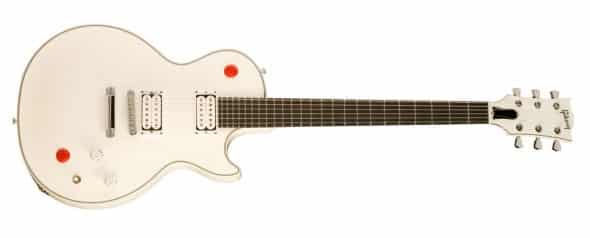 white gibson les paul guitar. Buckethead Gibson Les Paul