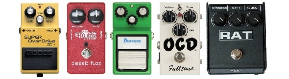Top Five Overdrive Guitar Pedals Top Five Overdrive Guitar Pedals