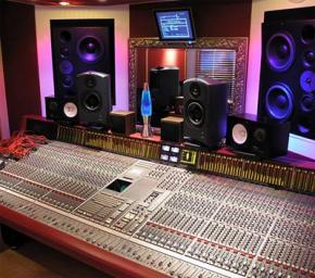 Recording studio Mackie Event Hafler monitors