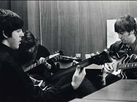 Beatles tuning guitars