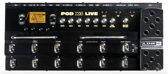 Line 6 POD X3 Live Guitar Multi-Effects Pedal