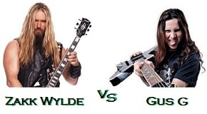 Gus G vs Zakk Wylde